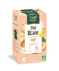Thé blanc Pêche Jasmin Bio